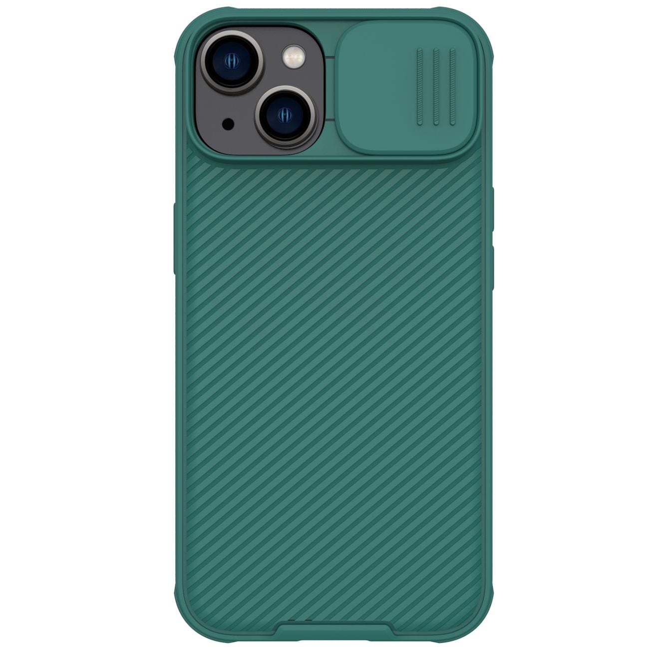 Nillkin CamShield Pro Etui iPhone 14 Plus Pansret cover Kamerabeskyttelse Grøn