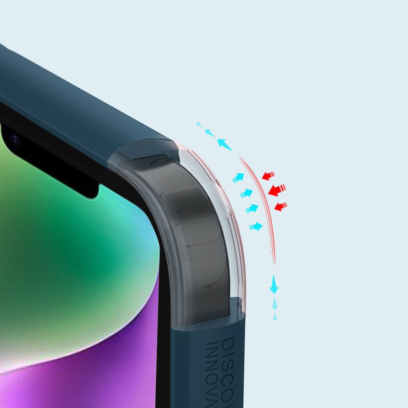 Nillkin Super Frosted Shield Pro-etui til iPhone 14 Plus bagcover blå