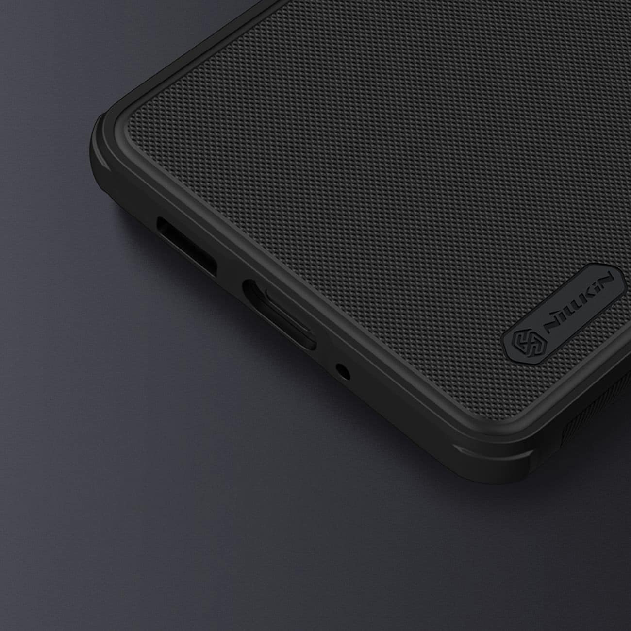 Nillkin Super Frosted Shield Pro magnetisk etui til iPhone 14 Plus med MagSafe magnetisk sort