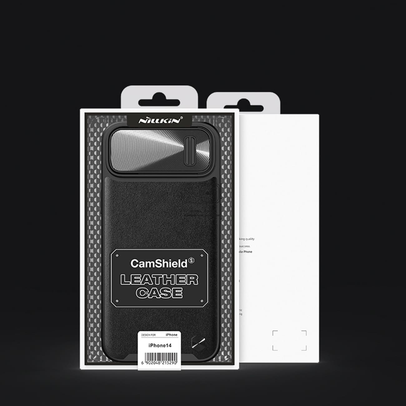 Nillkin CamShield Leather S Case iPhone 14 Plus-etui med kameradæksel grøn