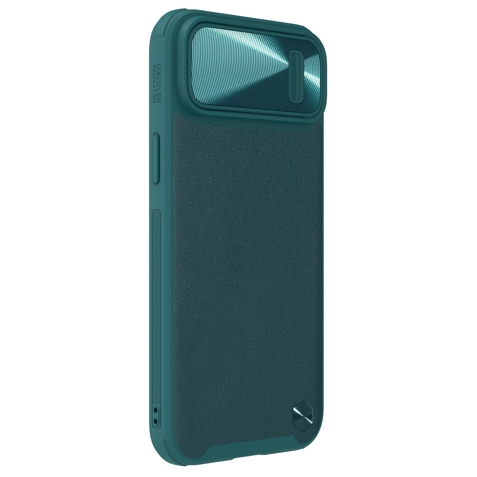 Nillkin CamShield Leather S Case iPhone 14 Plus-etui med kameradæksel grøn