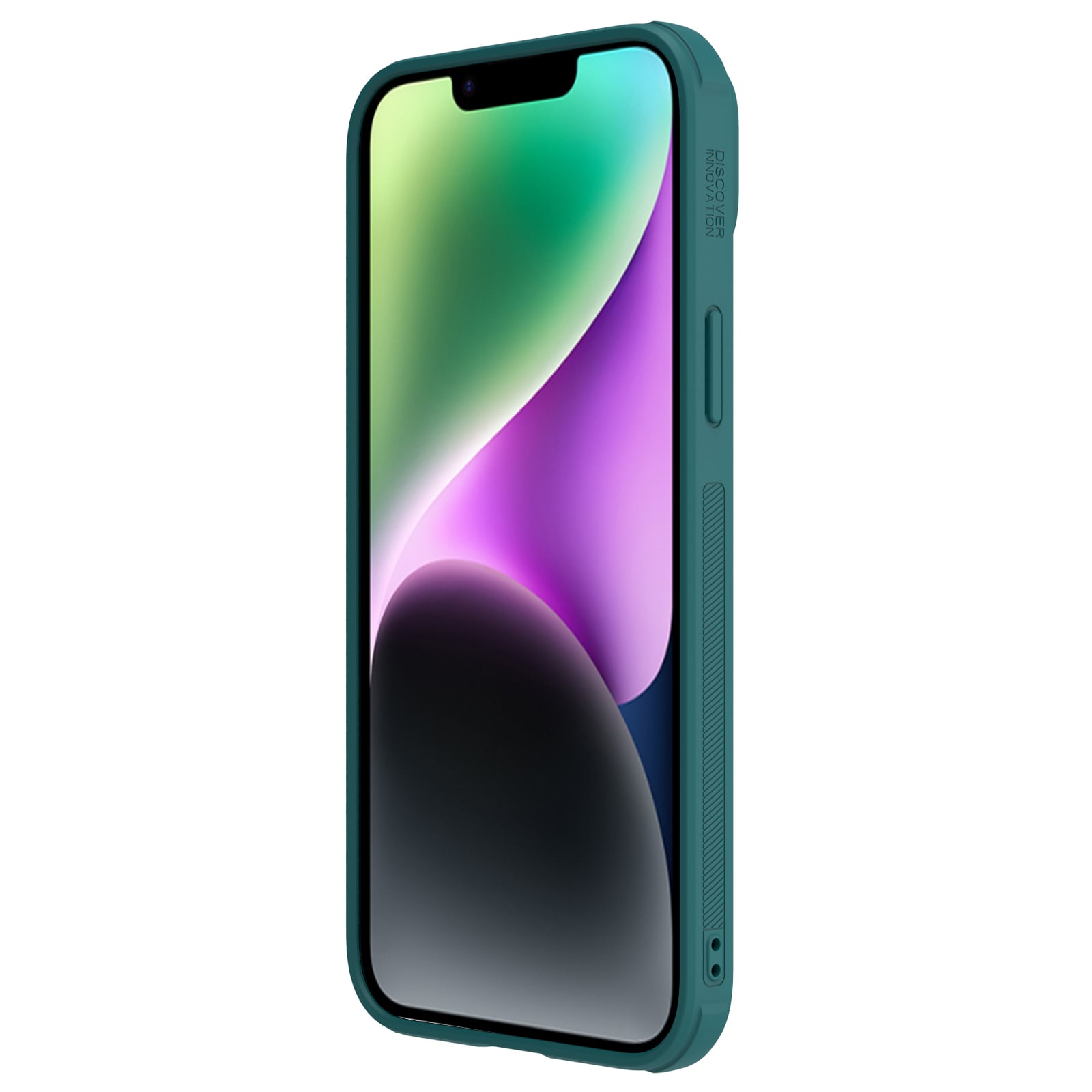 Nillkin CamShield Leather S Case iPhone 14 Plus-etui med kameradæksel grøn