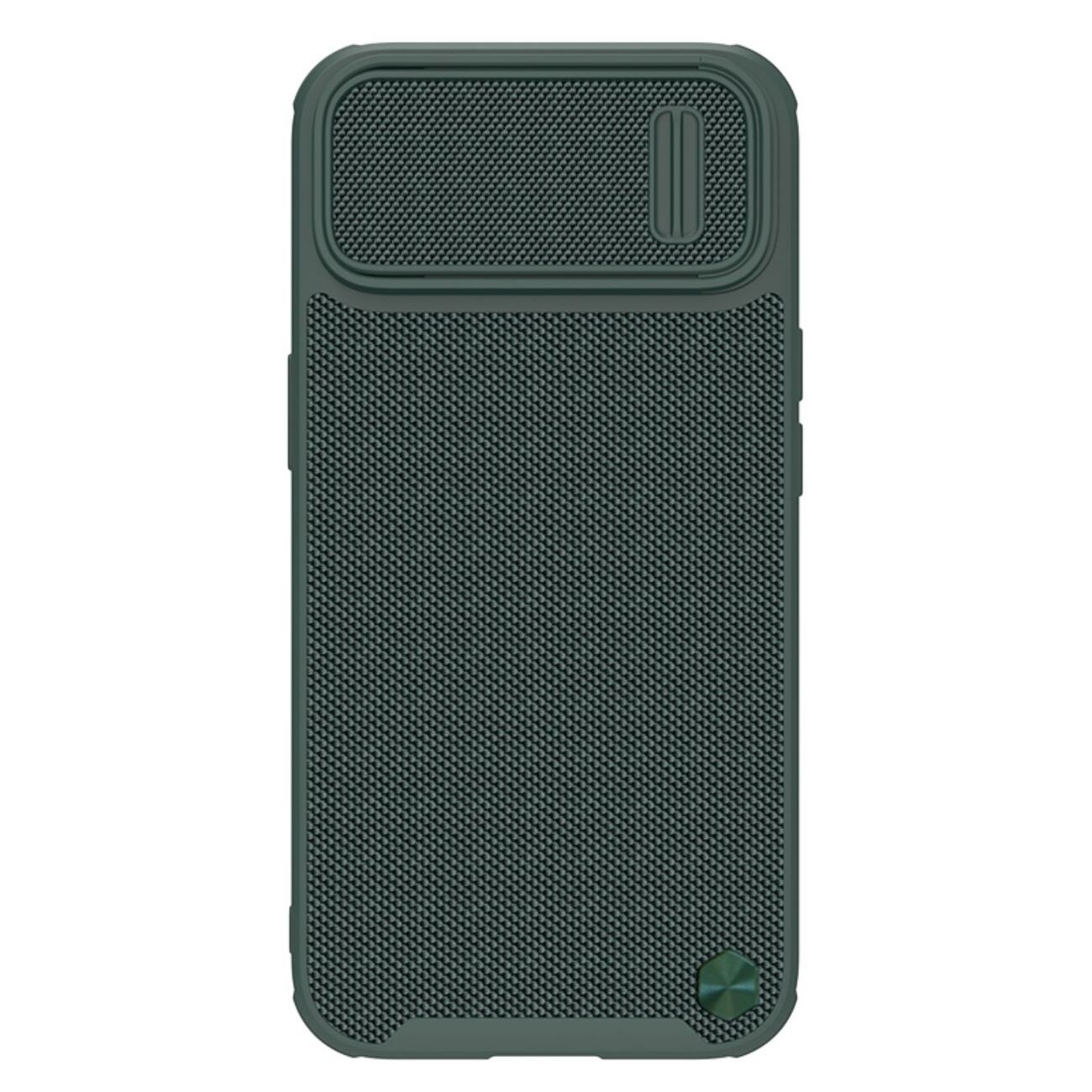 Nillkin Textured S Case til iPhone 14, pansret cover med kameradæksel, grøn