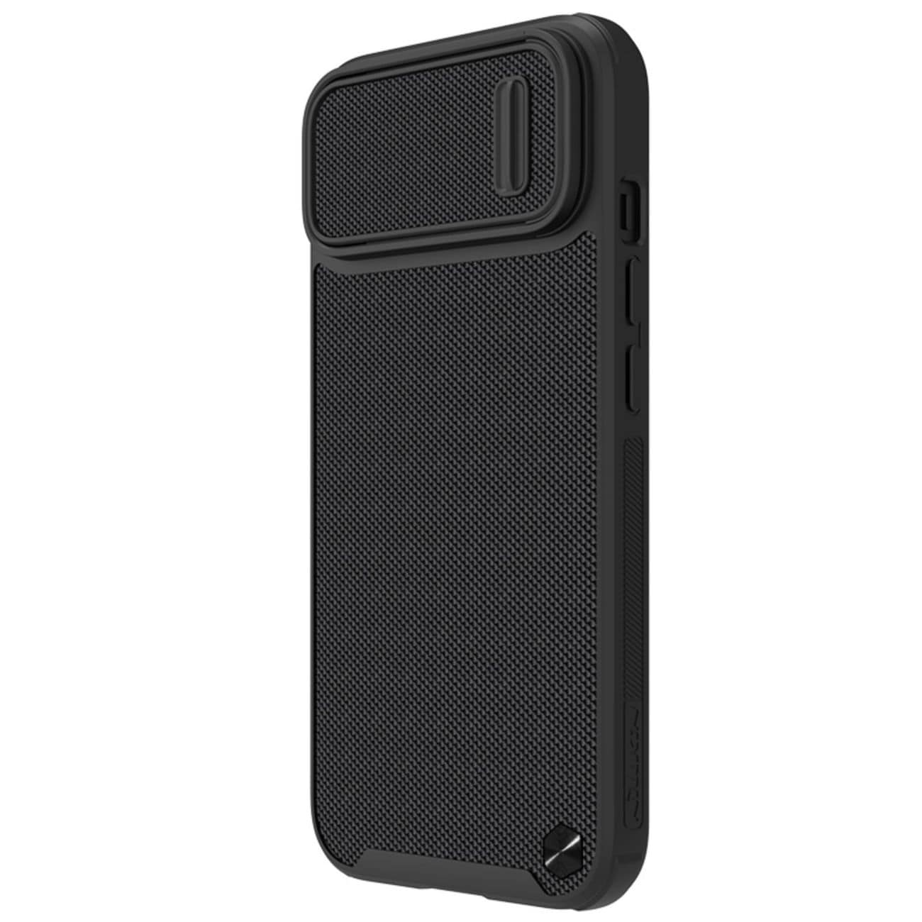 Nillkin Textured S Case iPhone 14 Plus pansret cover med kameradæksel, sort
