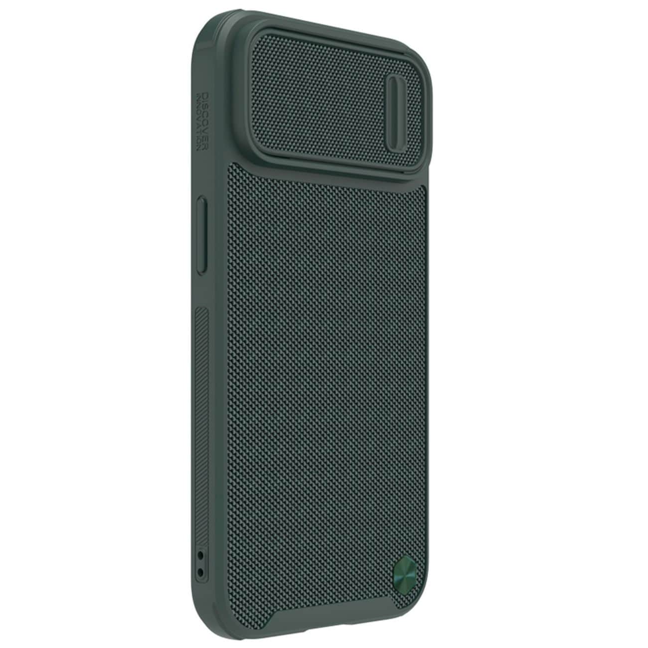Nillkin Textured S Case iPhone 14 Plus pansret cover med kameradæksel grøn
