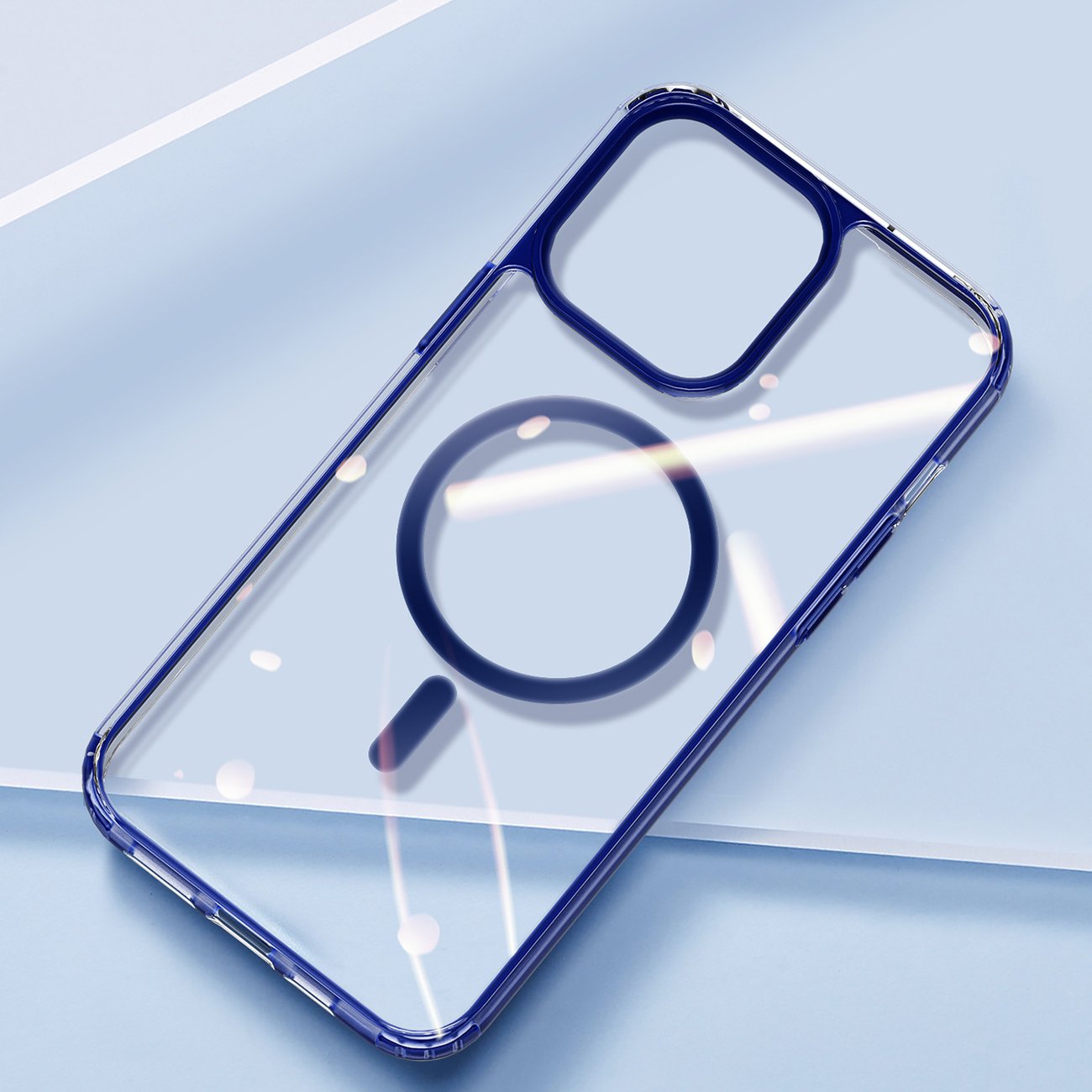 Dux Ducis Clin2-etui til iPhone 14 Plus magnetisk MagSafe-cover blå