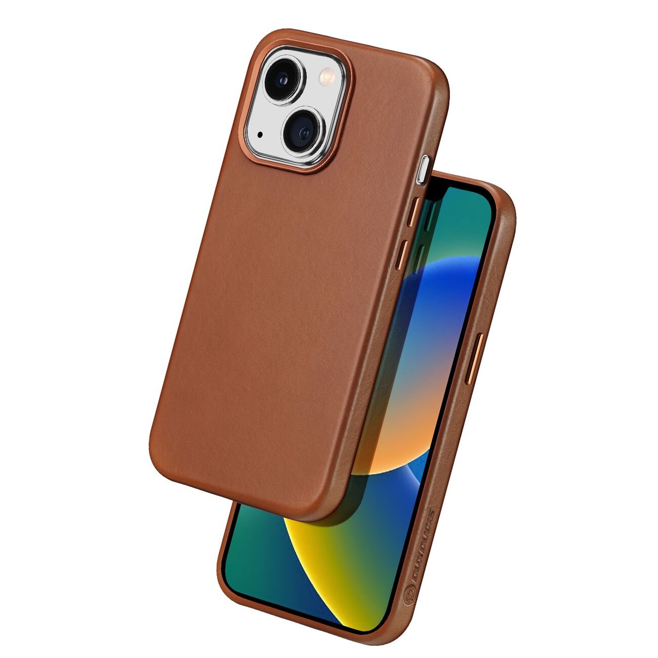 Dux Ducis Napoli iPhone 14 Plus Magnetisk læderetui MagSafe Brun
