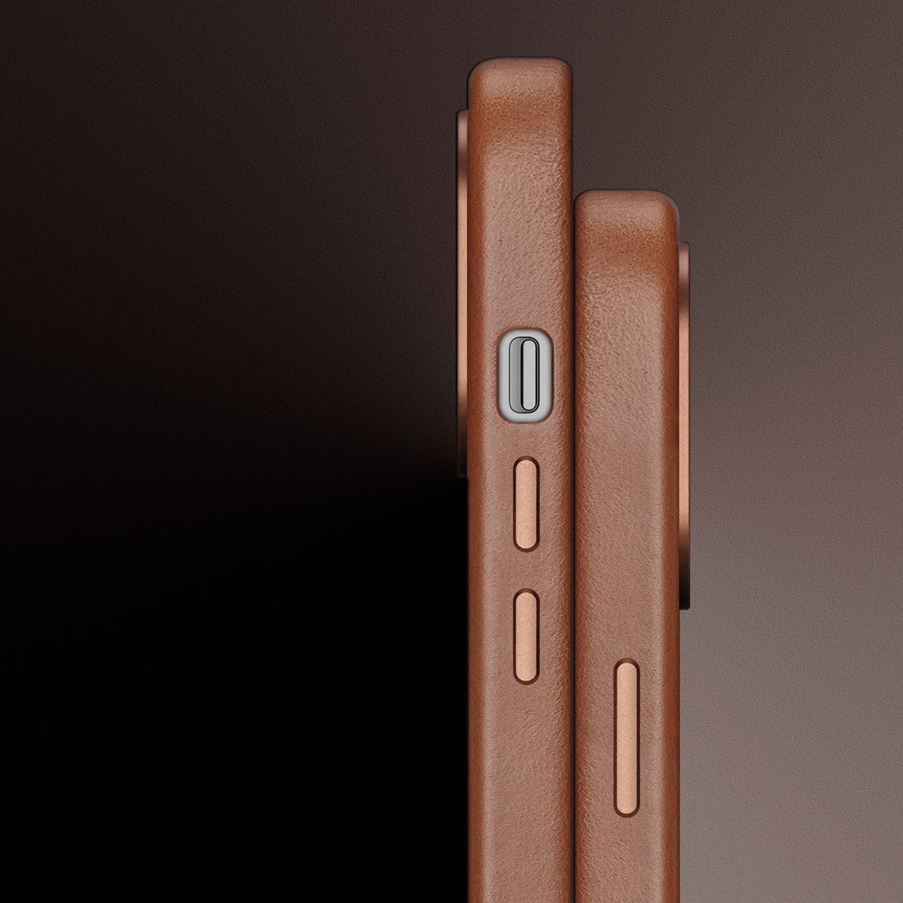 Dux Ducis Napoli iPhone 14 Plus Magnetisk læderetui MagSafe Brun