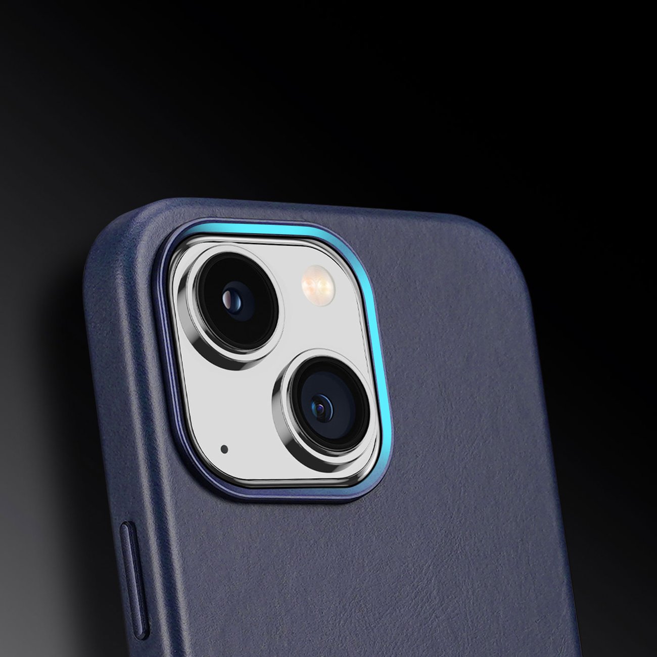 Dux Ducis Naples-etui til iPhone 14 Plus magnetisk læderetui MagSafe blå