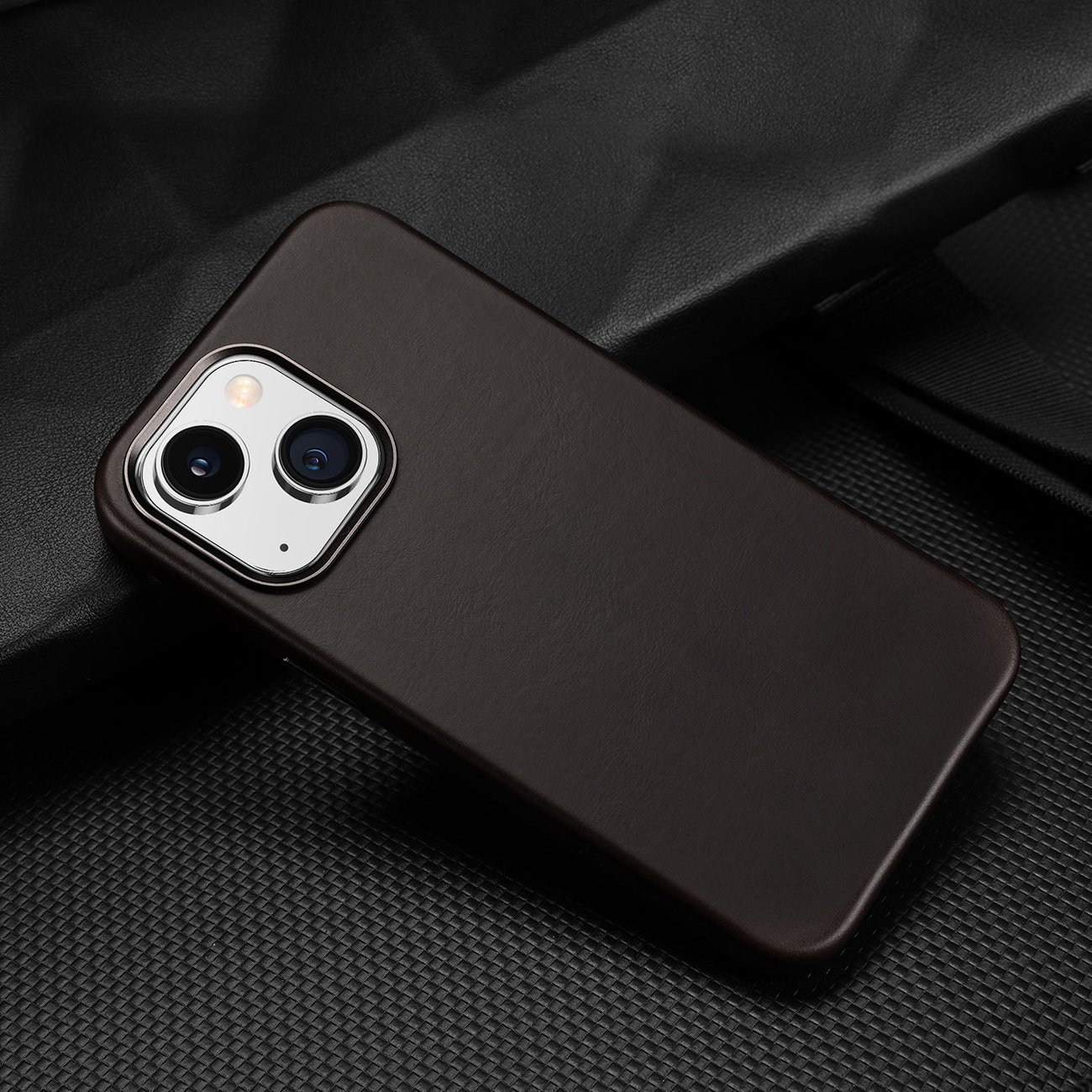 Dux Ducis Naples Etui til iPhone 14 Plus Lædercover (MagSafe-kompatibel) Mørkebrun