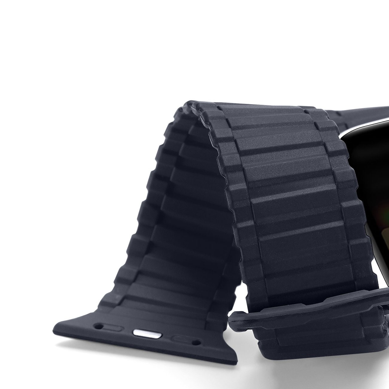 Dux Ducis Armor Strap for Apple Watch SE 1-9 (41, 40, 38 mm) silicone magnetic band blue