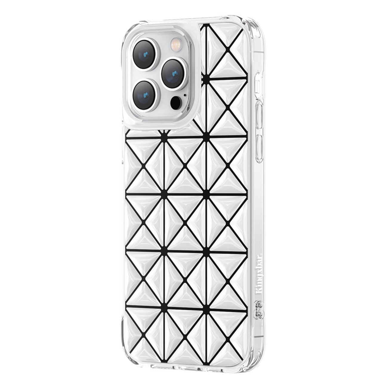 Kingxbar Miya Series-etui til iPhone 14 Pro bagcover hvid