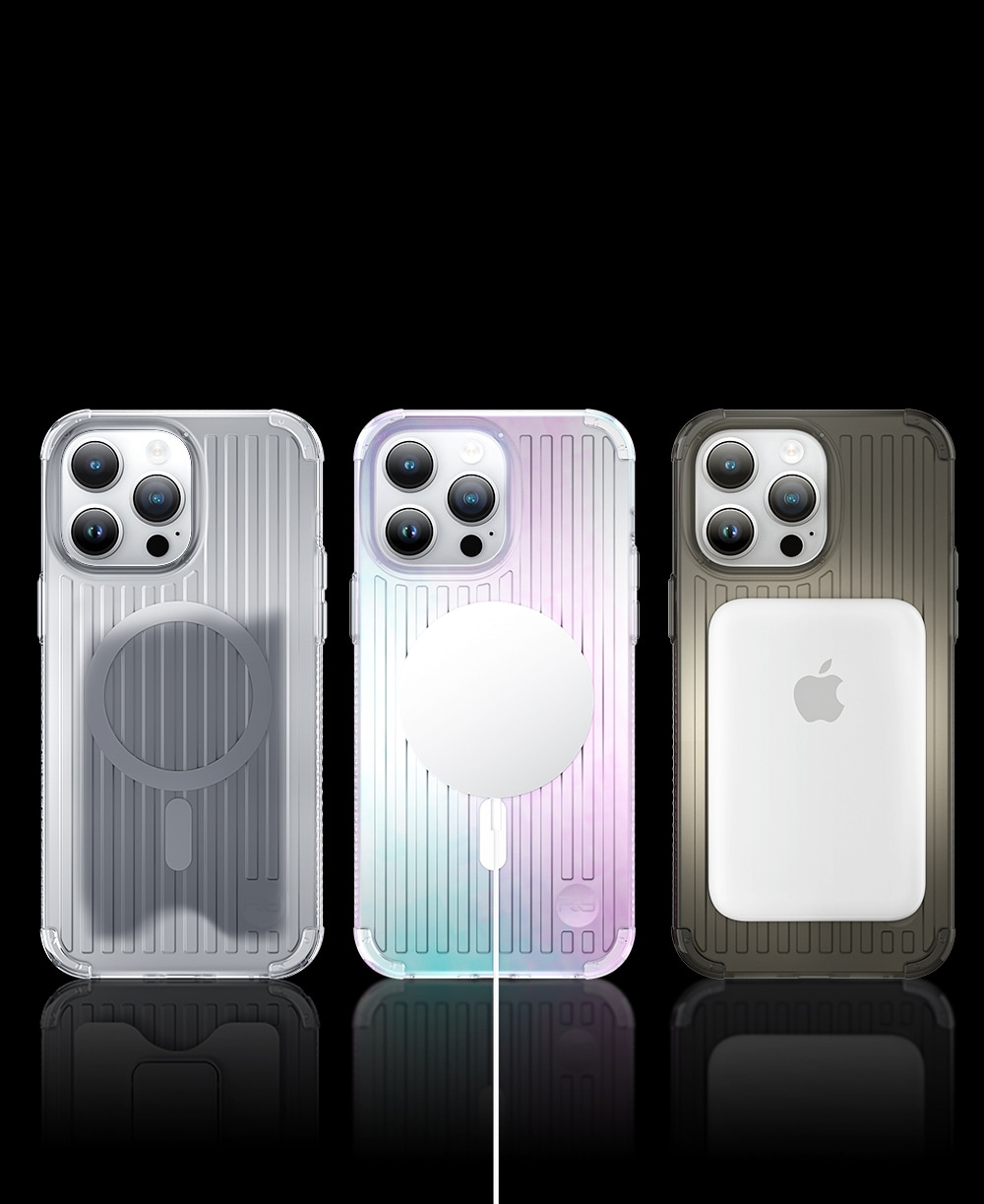 Kingxbar PQY Go Out Series magnetisk etui til iPhone 14 Plus MagSafe sort