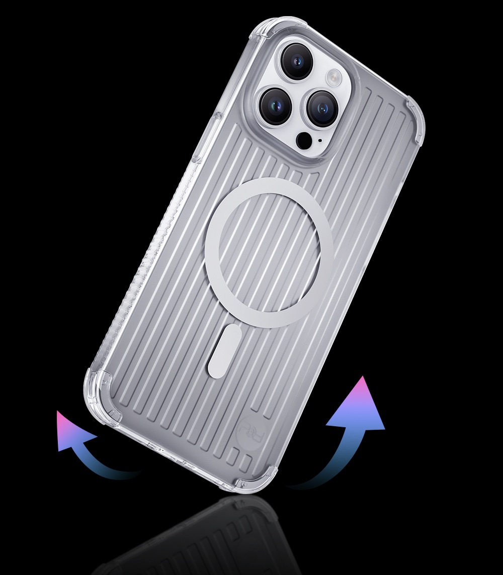 Kingxbar PQY Go Out Series magnetisk etui til iPhone 14 Plus MagSafe sort