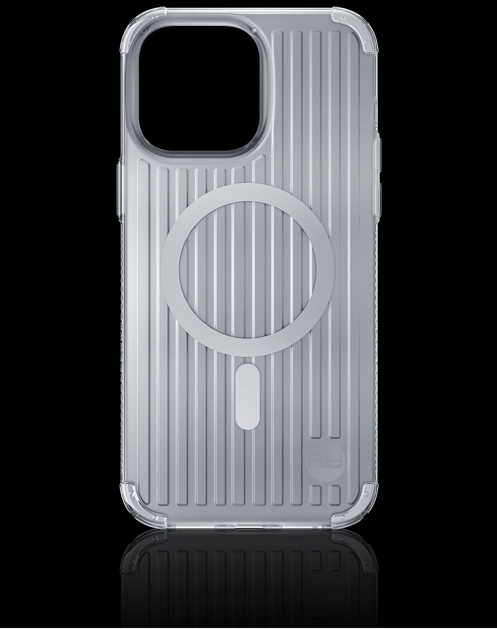 Kingxbar PQY Go Out Series magnetisk etui til iPhone 14 Plus MagSafe sølv