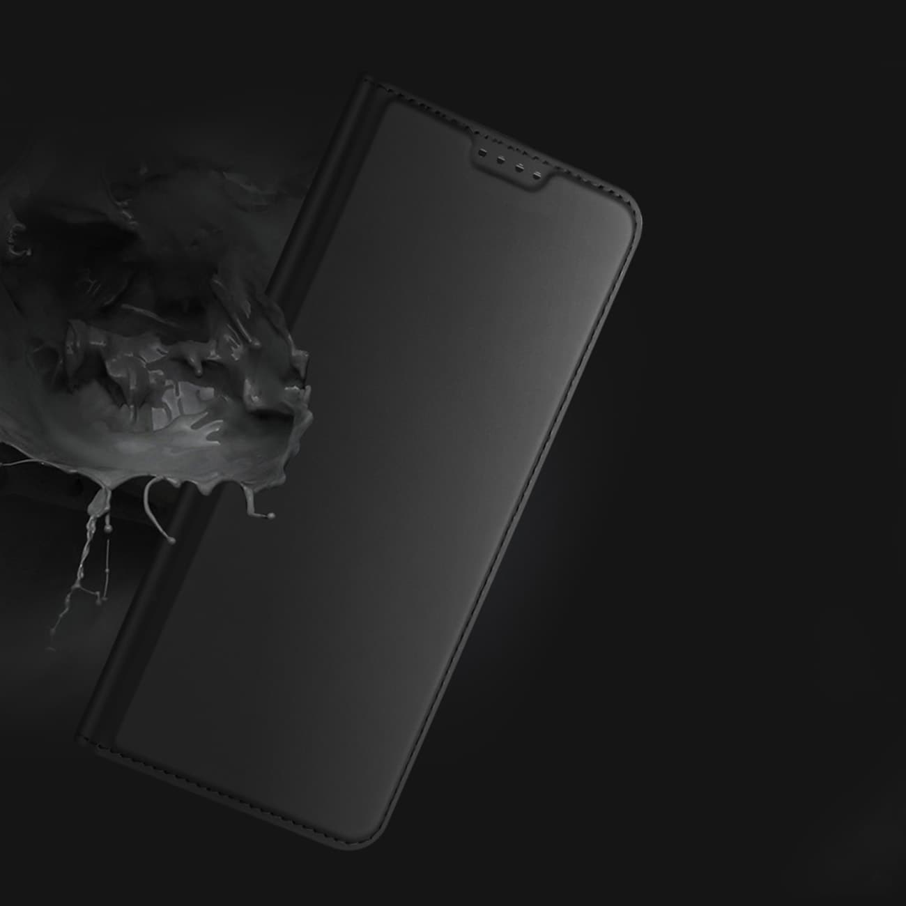 Dux Ducis Skin Pro-etui til Oppo Reno 8 Pro flip cover card wallet stand blå