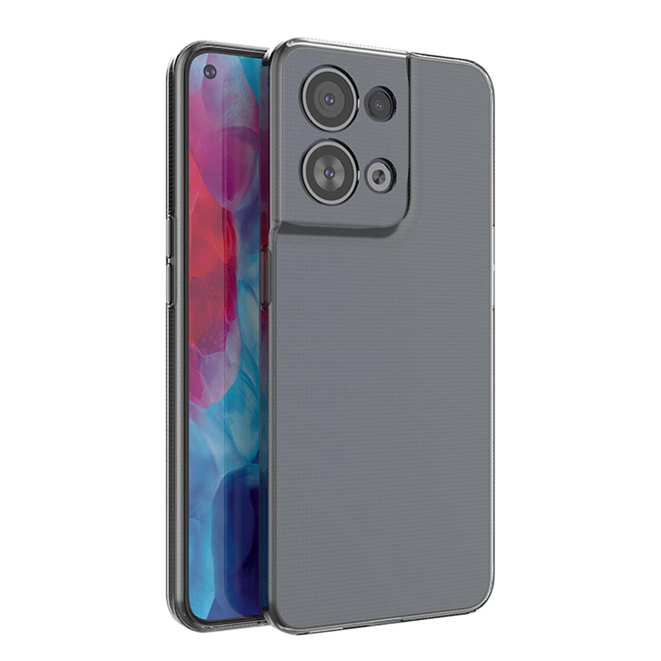 Ultraklart 0,5 mm etui til Oppo Reno 8 Pro tyndt cover gennemsigtigt