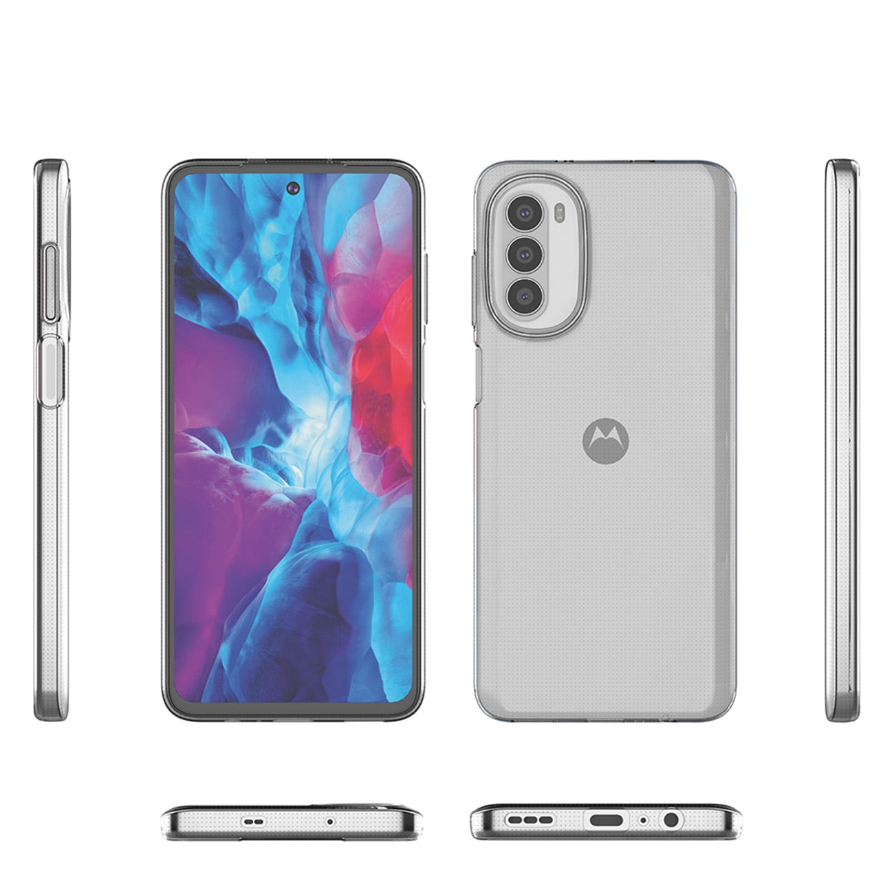 Ultraklart 0,5 mm etui til Motorola Moto G82 5G / Moto G52 tyndt cover gennemsigtigt
