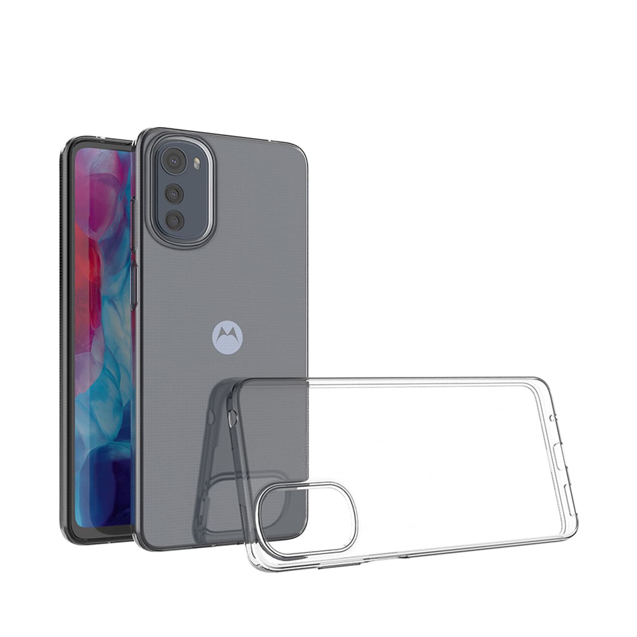 Ultraklart 0,5 mm etui til Motorola Moto E32 tyndt cover gennemsigtigt