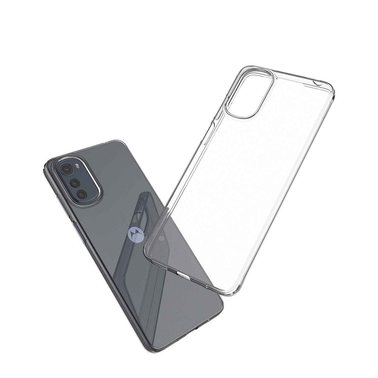 Ultraklart 0,5 mm etui til Motorola Moto E32 tyndt cover gennemsigtigt