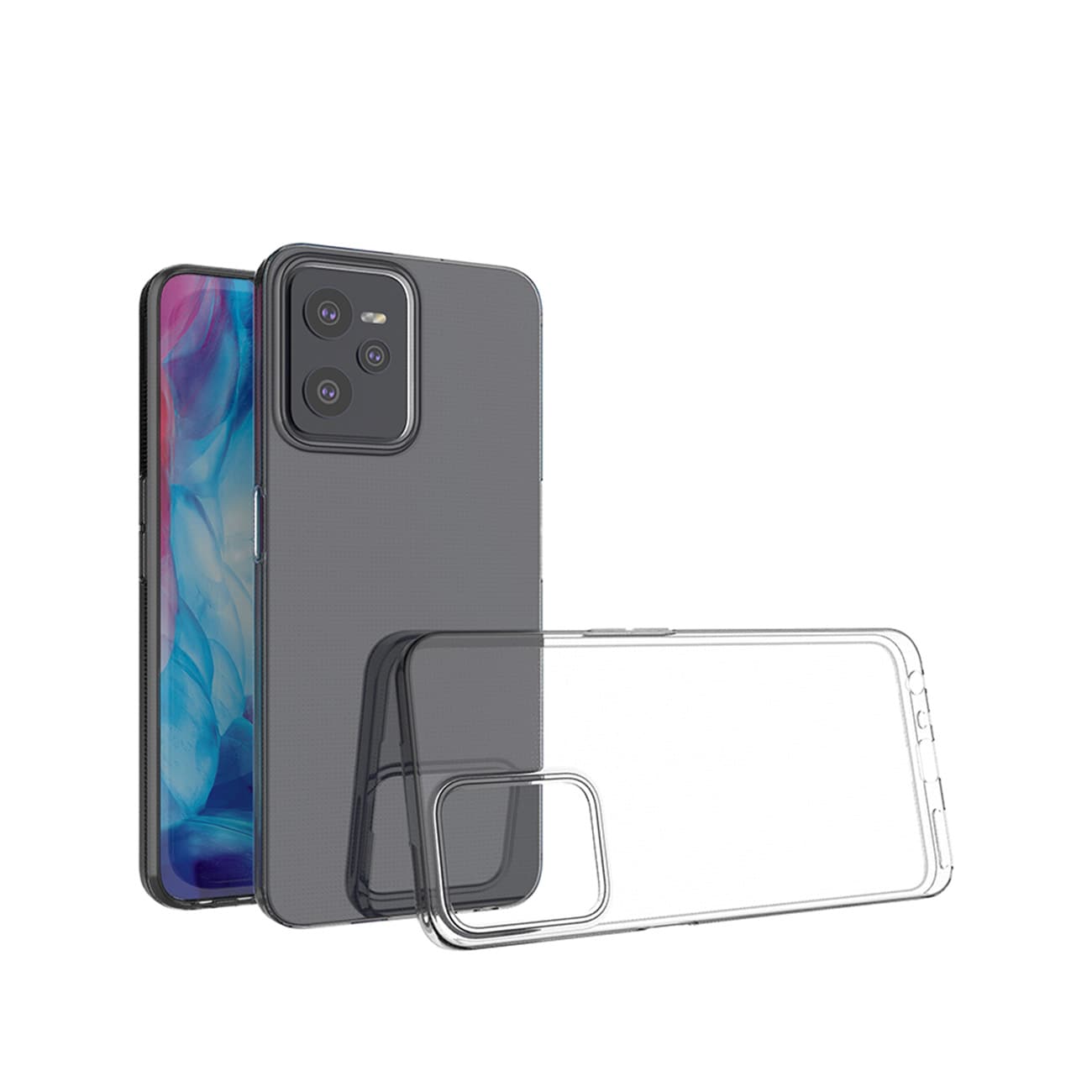 Ultraklart 0,5 mm etui til Realme C35 tyndt cover gennemsigtigt