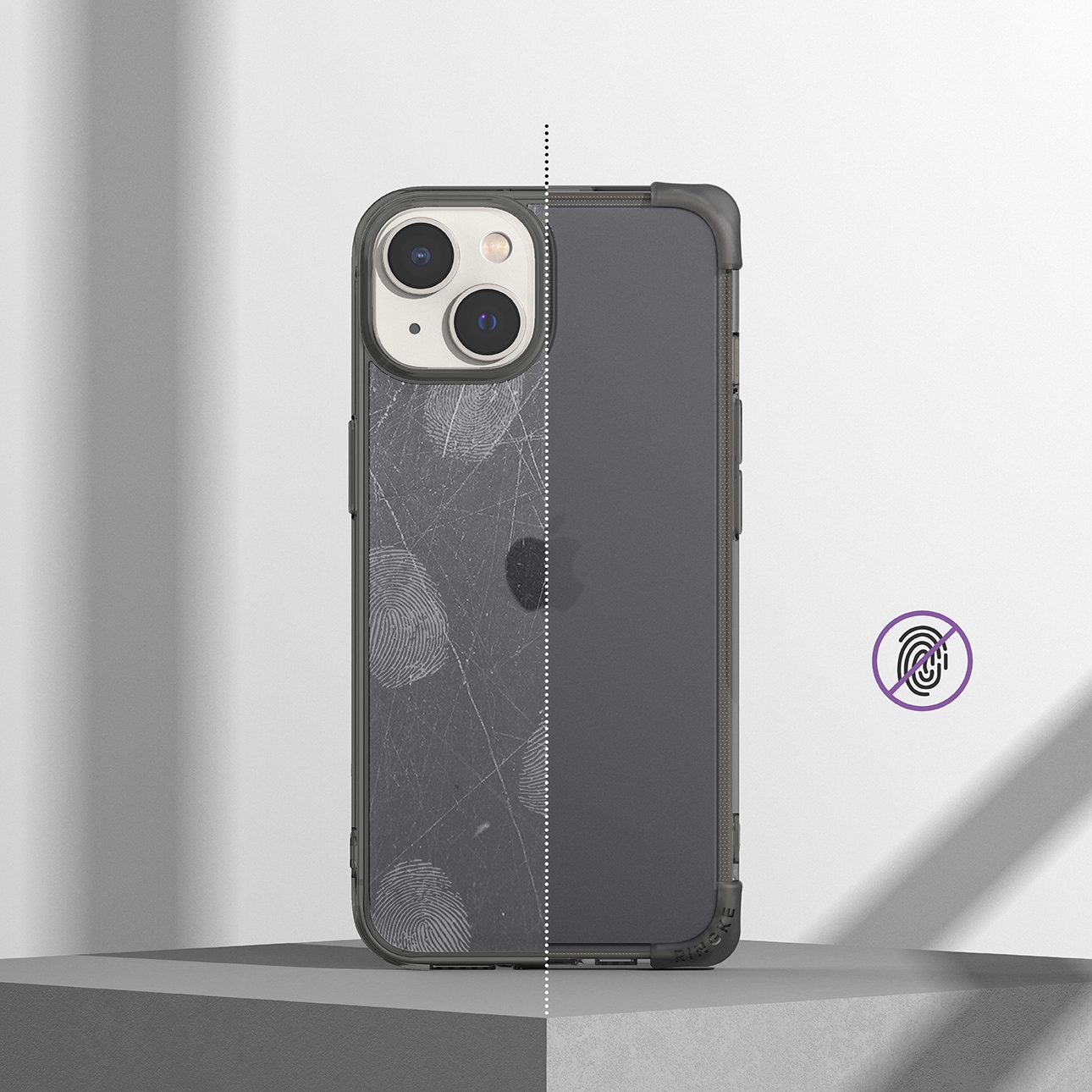 Ringke Fusion Bumper-etui til iPhone 14 Plus grå