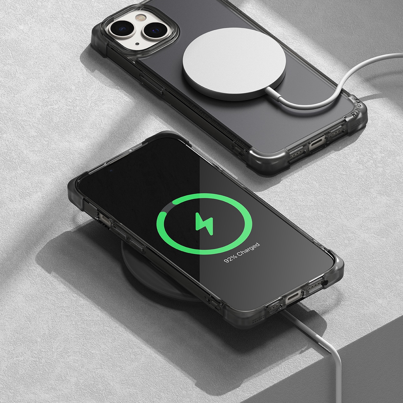 Ringke Fusion Bumper-etui til iPhone 14 Plus grå