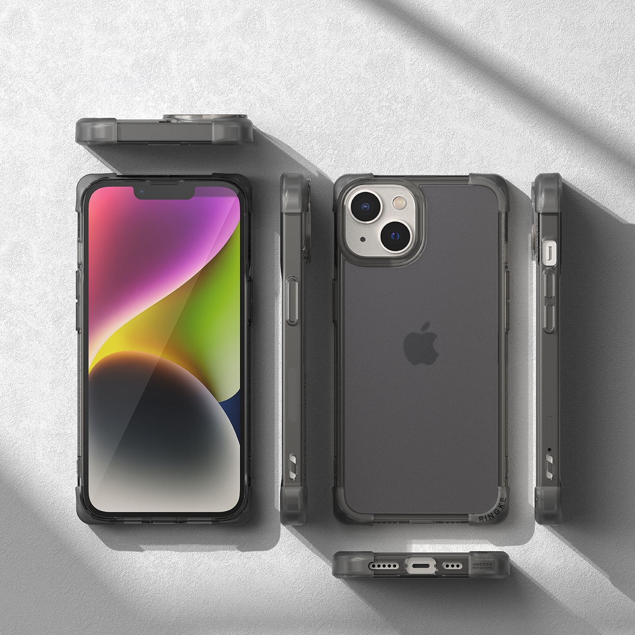 Ringke Fusion Bumper-etui til iPhone 14 Plus grå