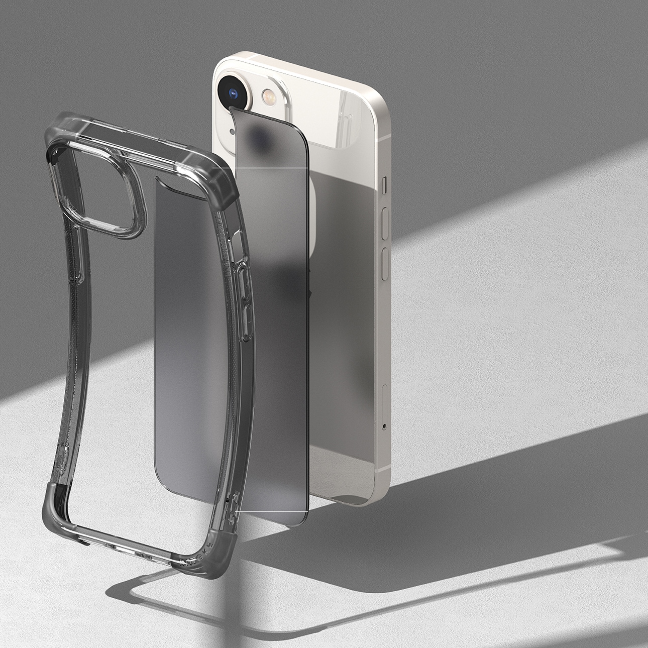 Ringke Fusion Bumper-etui til iPhone 14 Plus grå