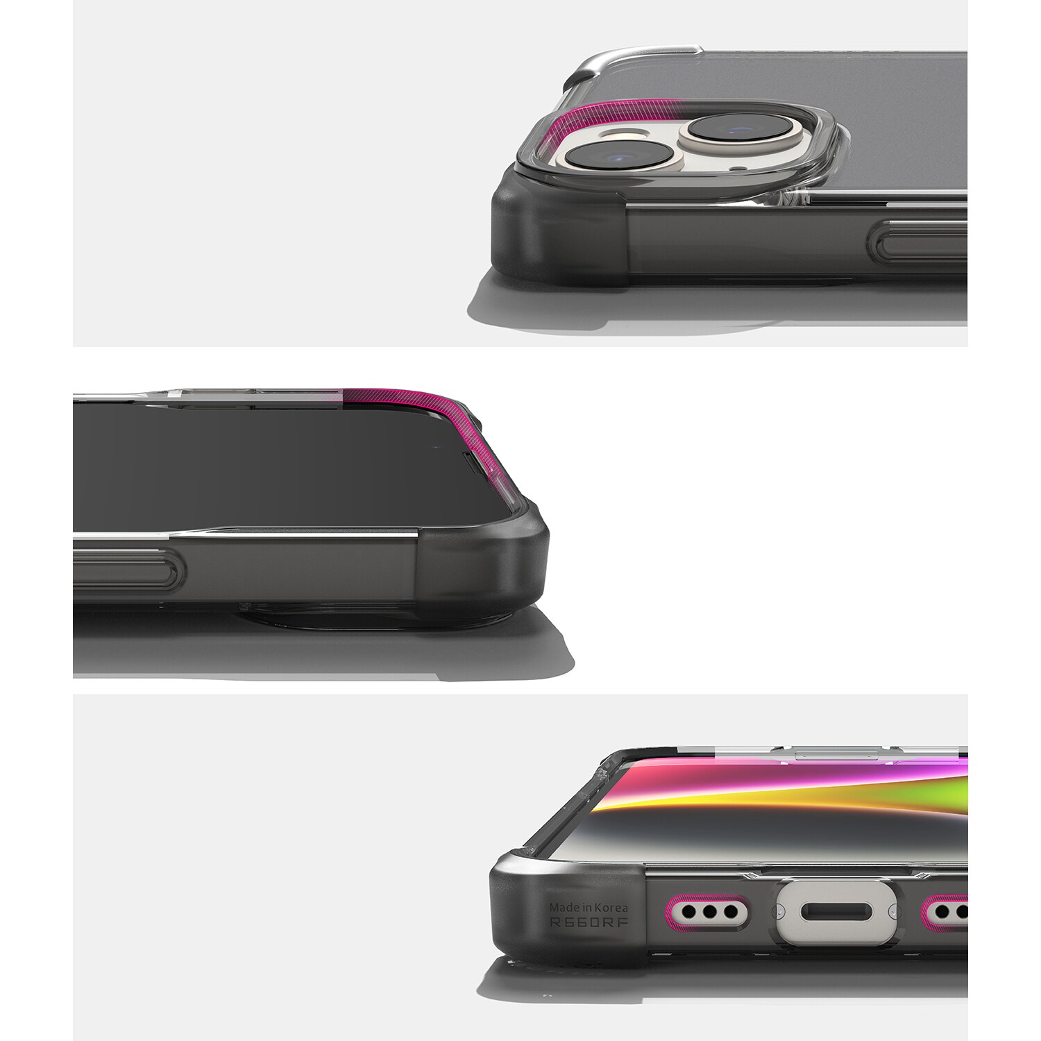 Ringke Fusion Bumper-etui til iPhone 14 Plus grå