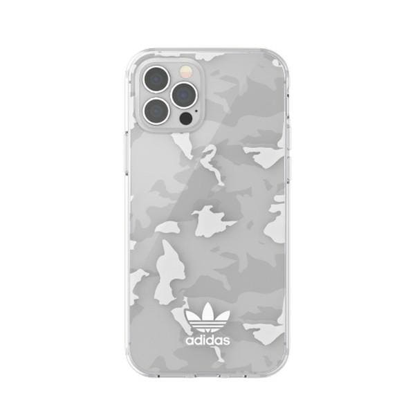 Adidas OR SnapCase Camo iPhone 12/12 Pro transparent/hvid 43705