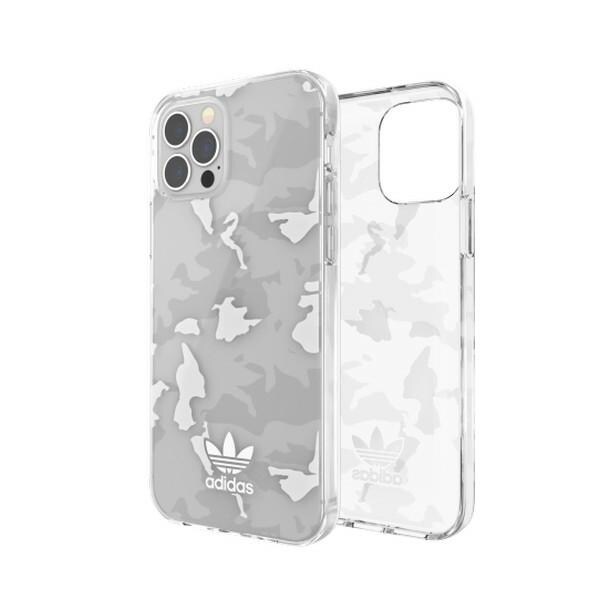 Adidas OR SnapCase Camo iPhone 12/12 Pro transparent/hvid 43705