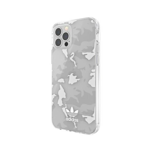 Adidas OR SnapCase Camo iPhone 12/12 Pro transparent/hvid 43705