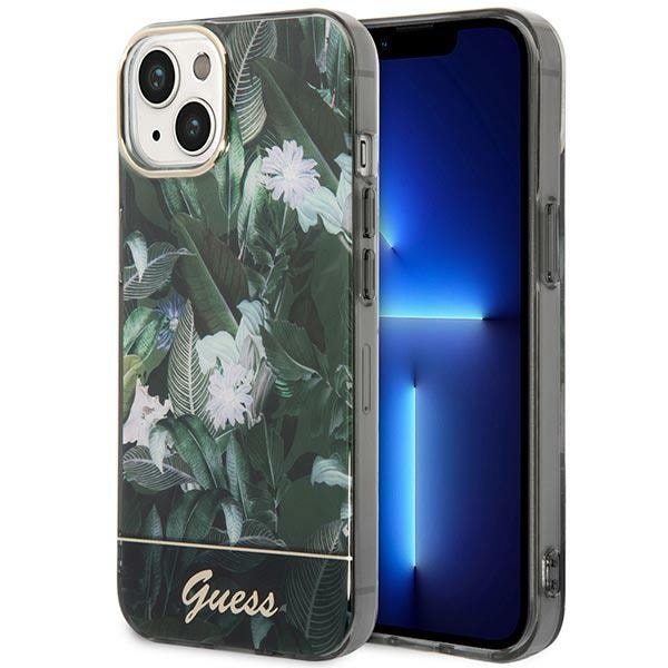 Guess Jungle Collection iPhone 14 taske - grøn