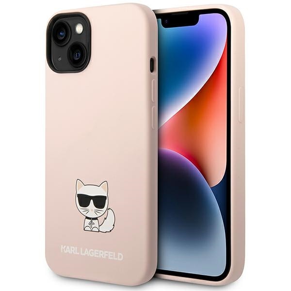 Karl Lagerfeld KLHCP14MSLCTPI iPhone 14 Plus 6.7" hardcase pink/silicone Choupette Body
