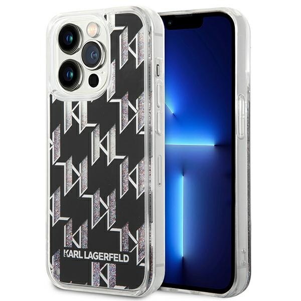 Karl Lagerfeld KLHCP14XLMNMK iPhone 14 Pro Max 6,7" hardcase sort/sort Liquid Glitter Monogram