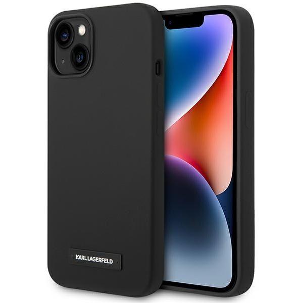 Karl Lagerfeld KLHMP14MSLMP1K iPhone 14 Plus 6.7" hardcase sort/sort silikoneplade Magsafe
