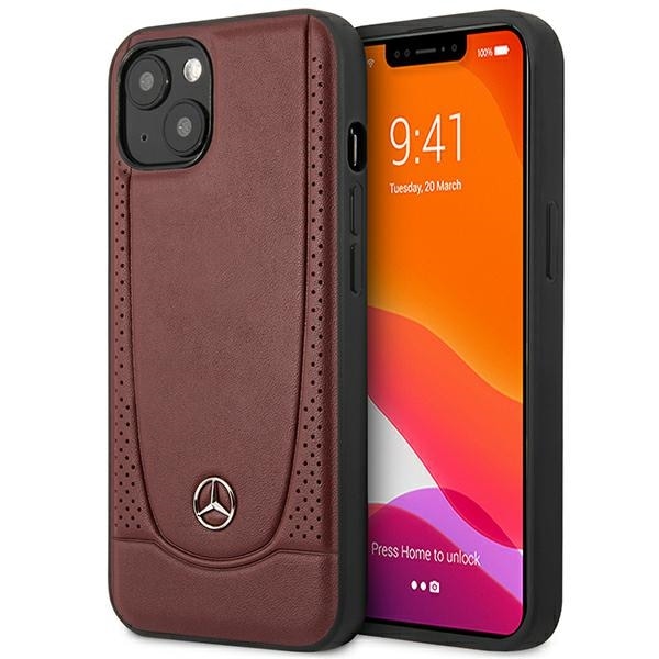 Mercedes MEHCP14MARMRE iPhone 14 Plus 6.7 "rød / rød hardcase Læder Urban Bengale