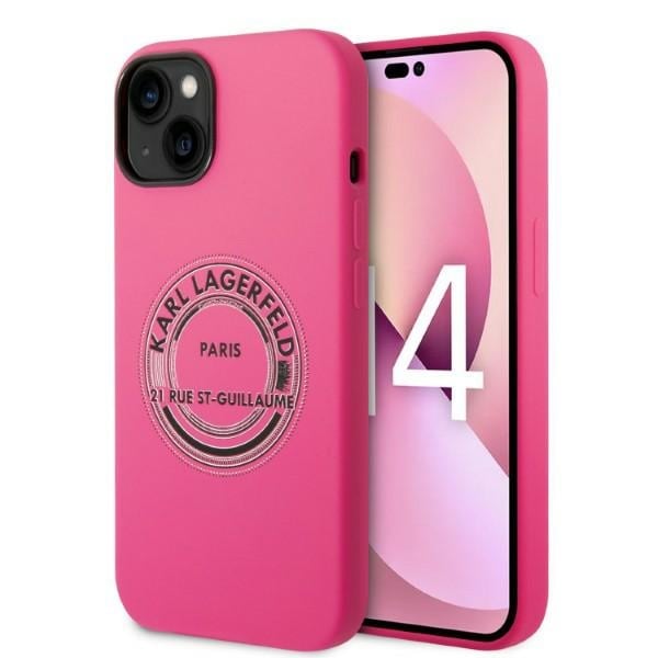 Karl Lagerfeld KLHCP14MSRSGRCF iPhone 14 Plus 6,7" hardcase pink/pink Silikone RSG