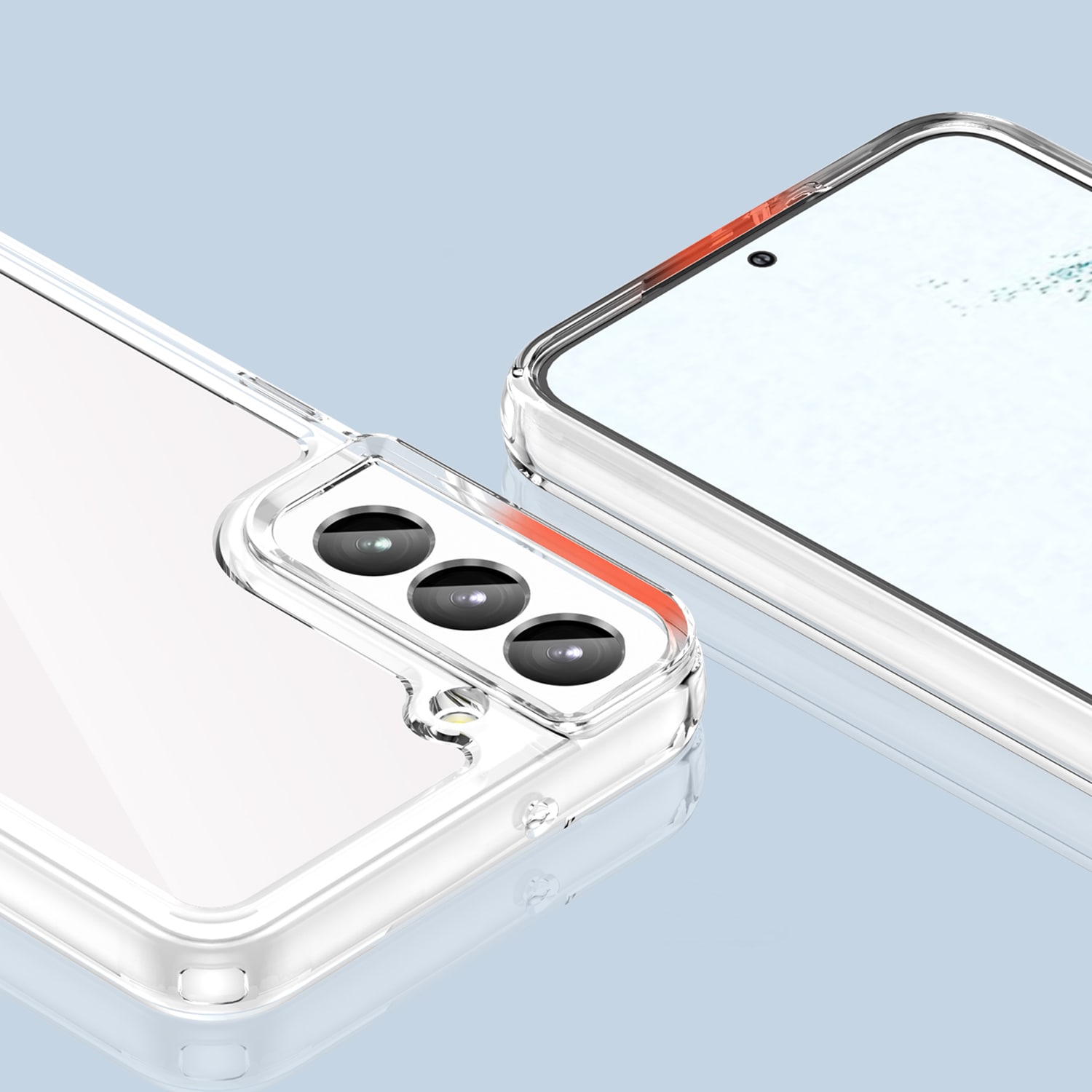 Outer Space Case til Samsung Galaxy S23+ cover med en fleksibel, gennemsigtig ramme