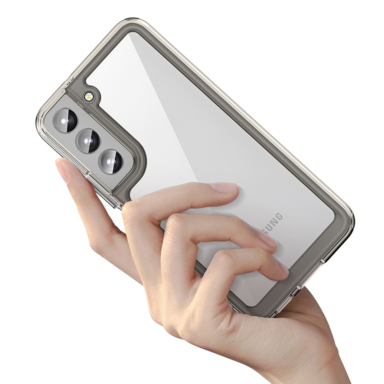 Outer Space Case til Samsung Galaxy S23+ cover med en fleksibel ramme blå