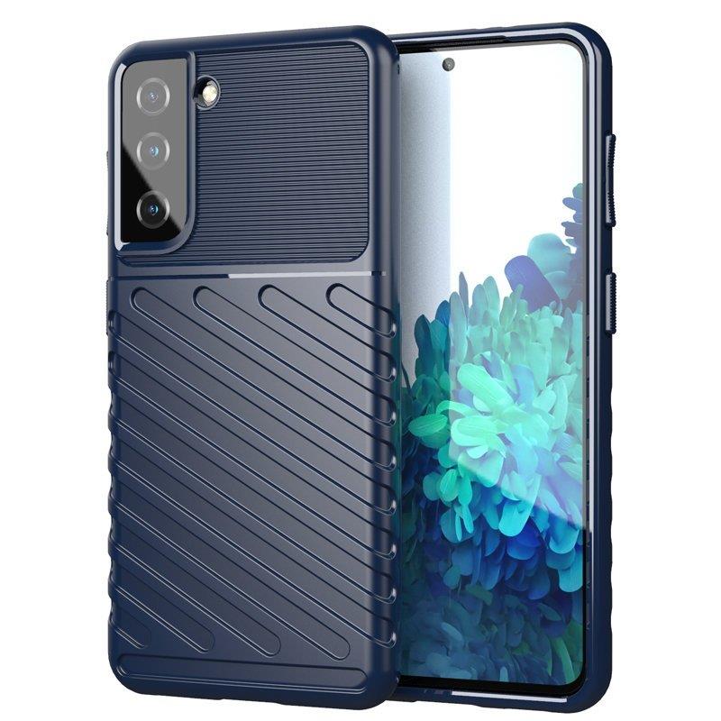 Thunder Case-etui til Samsung Galaxy S23+ silikonepanseretui blå