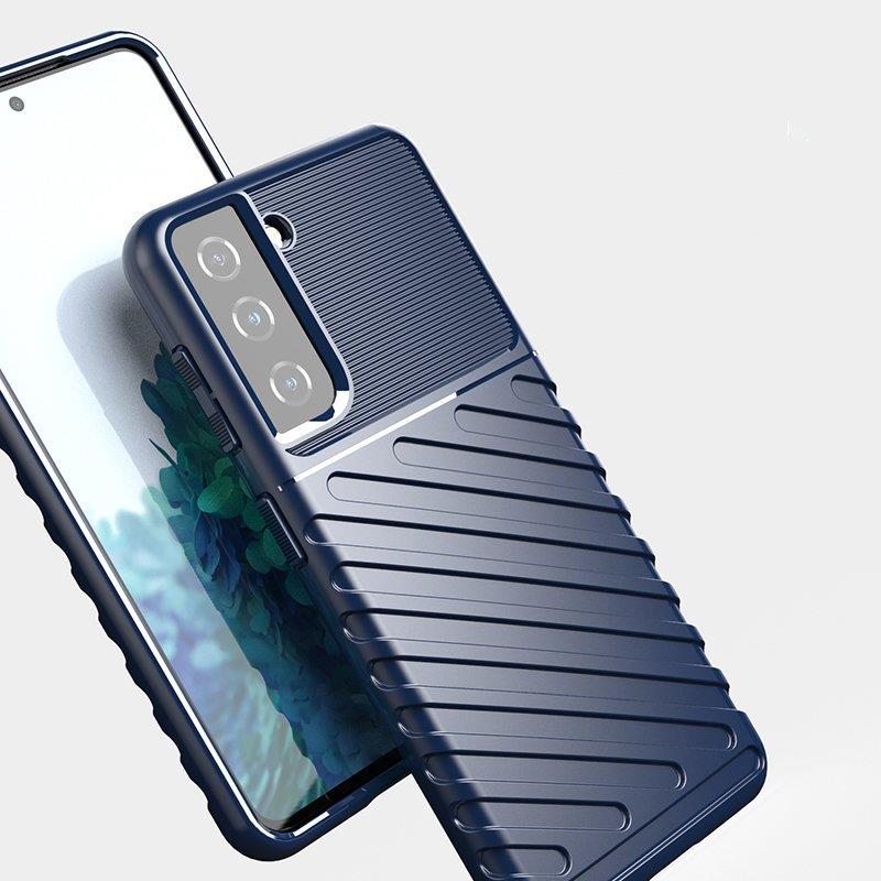 Thunder Case-etui til Samsung Galaxy S23+ silikonepanseretui sort