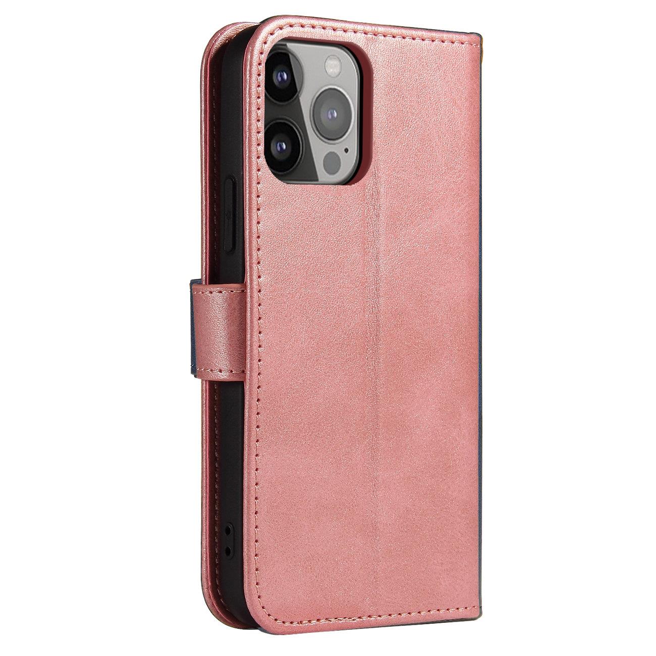 Magnet Etui til Samsung Galaxy S23 Ultra Cover med Flip Wallet Stand Pink