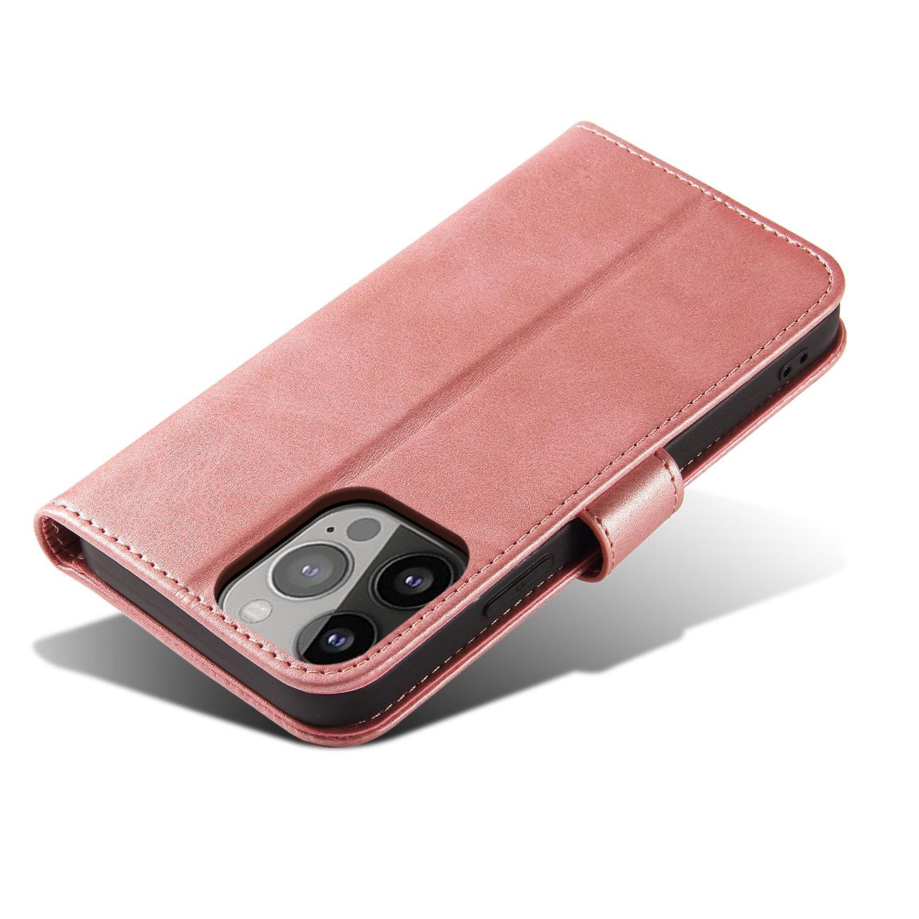 Magnet Etui til Samsung Galaxy S23 Ultra Cover med Flip Wallet Stand Pink