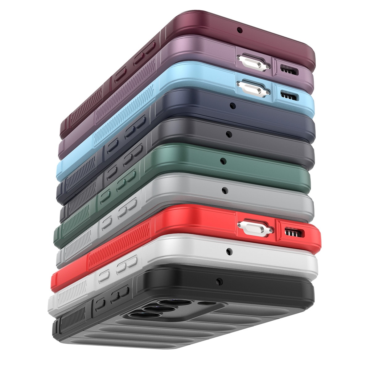 Magic Shield-etui til Samsung Galaxy S23+ fleksibelt panseret cover sort