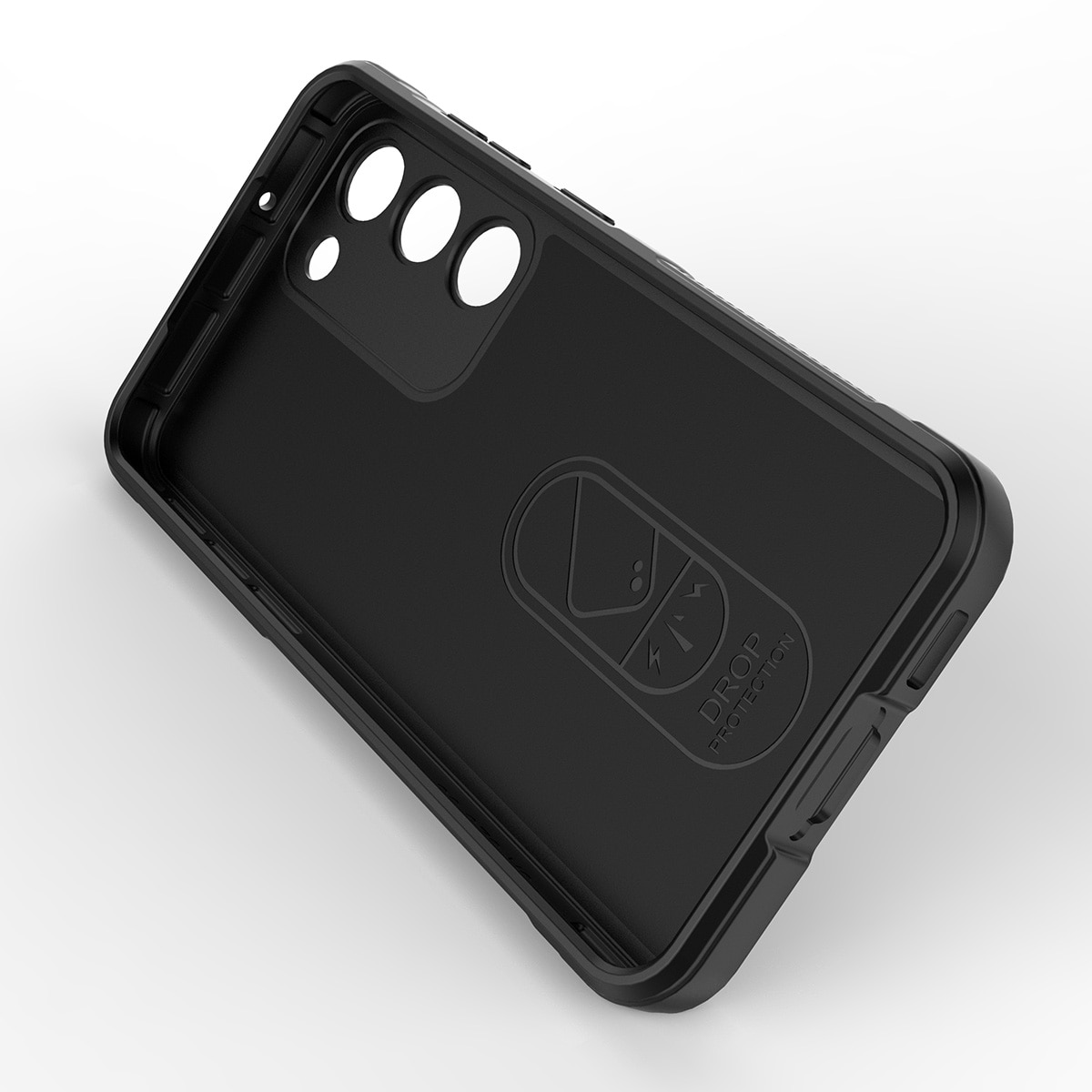Magic Shield-etui til Samsung Galaxy S23+ fleksibelt panseret cover sort