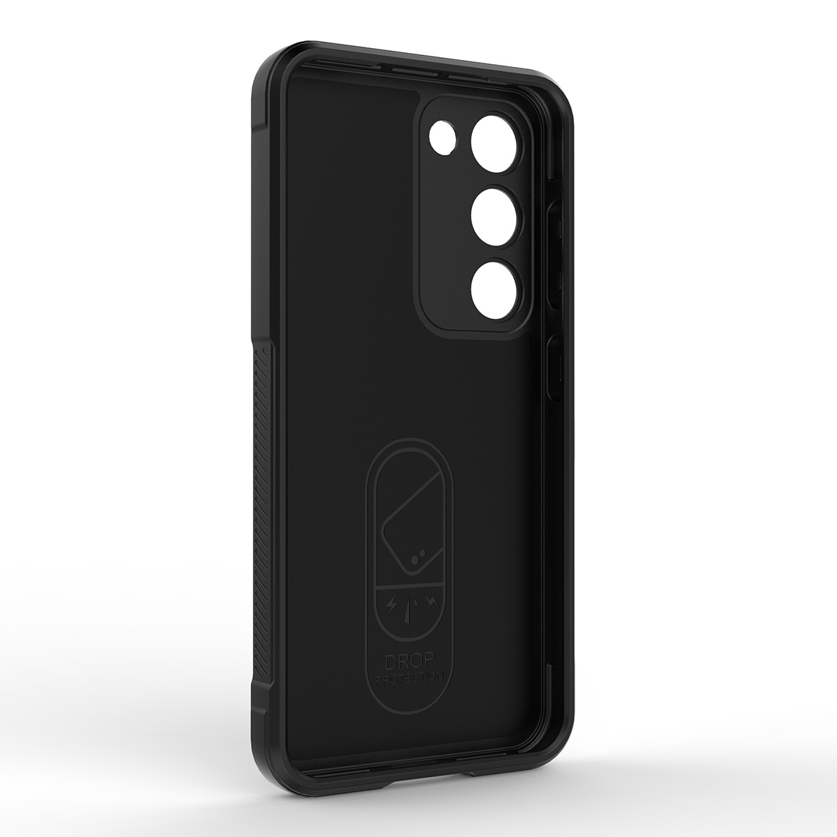 Magic Shield-etui til Samsung Galaxy S23+ fleksibelt panseret cover sort