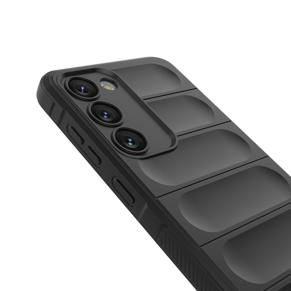 Magic Shield-etui til Samsung Galaxy S23+ fleksibelt panseret cover sort