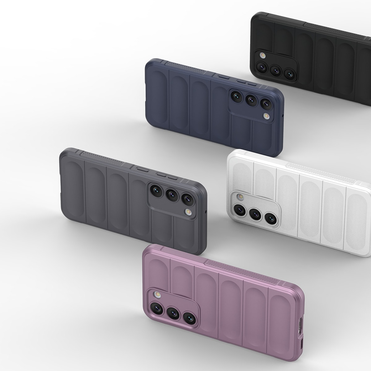Magic Shield-etui til Samsung Galaxy S23+ fleksibelt panseret cover sort